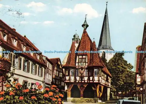 D225592 Michelstadt Odw Rathaus Jahre Fotohaus Hildenbrand 1968