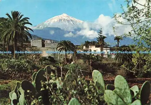 D223933 Teneriffa Panoramablick auf den Teide im Hintergrund Ro Foto