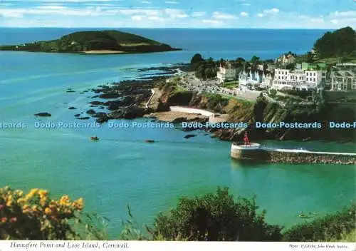 D221980 Cornwall Hannafore Point and Looe Island John Hinde H Gossler 1968
