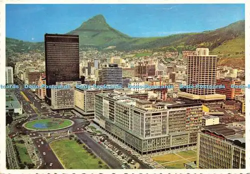 D220204 Südafrika Kapstadt Ein imposanter Blick auf die Adderley Street und das Stadtzentrum