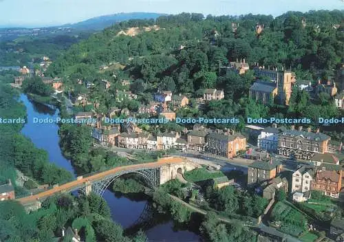 D220221 Luftaufnahme der Marketingpartnerschaft Ironbridge Telford und Shropshire