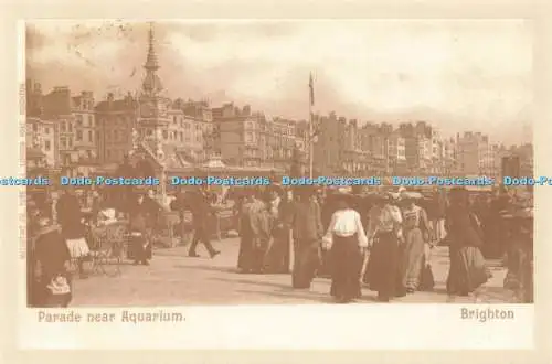 D220287 Brighton Parade nahe Aquarium Good Old Days Sussex Fine Arts