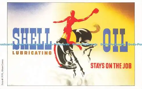 D222066 Shell Ölschmierung bleibt bei der Arbeit Abram Games Serie 6 1939