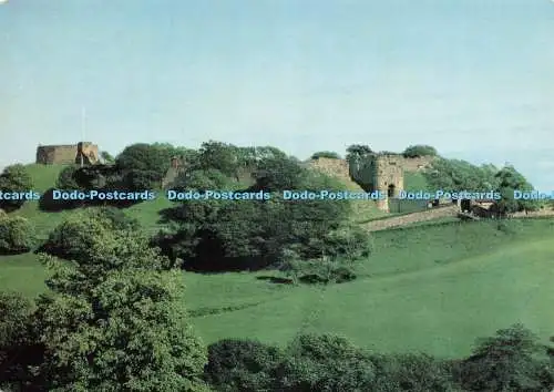 D226079 Isle of Wight Carisbrooke Castle Gesamtansicht von North West Hindson Pr