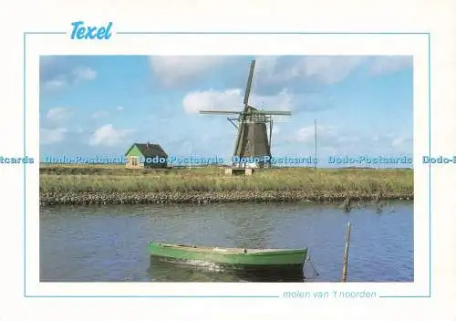 D222174 Texel Molen van t Noorden Stuurman Drukwerk J Nauta