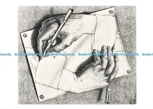 D220439 Zeichnungshände M C Escher Magna Bücher 1948