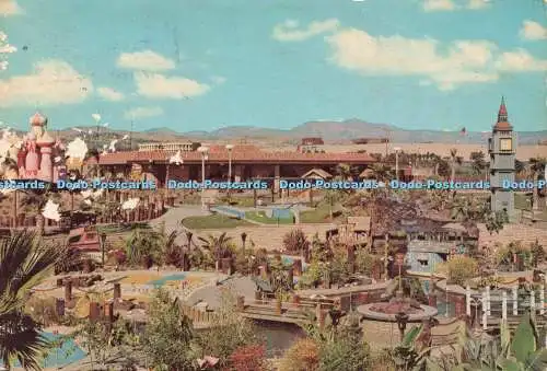D224321 Faszinierende Darstellung von Brunnen Wasserfällen Woody Gillette Farbe View Pr