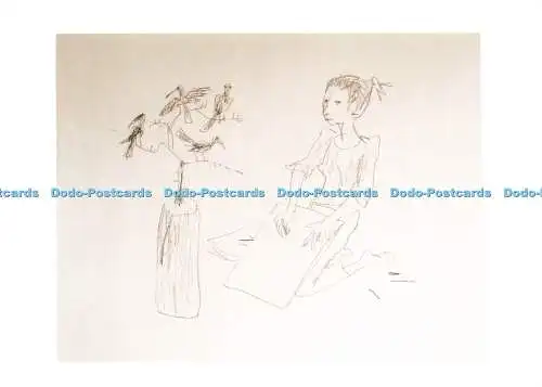 D220444 Zeichnung der Vögel John Iddon Quentin Blake