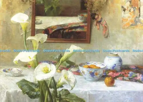 D220445 Stillleben mit Arum Lilien Mark Mitchell Joseph de Belder