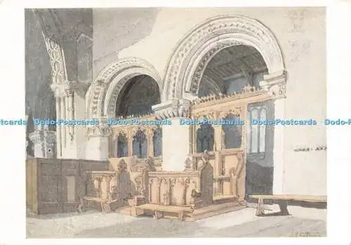 D226231 The Interior of Walsoken Church Birmingham City Museum and Art Gallery K