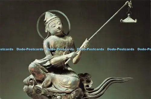 D222241 Einer der Amitabha-Begleiter auf Wolken Byodo im Tempel 11. Jahrhundert