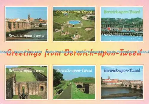 D222276 Grüße aus Berwick upon Tweed E T W Dennis Mehrfachansicht