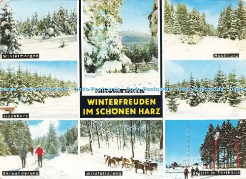 D226363 Winterfreuden im Schonen Harz Hochharz Cramers Kunstanstalt Multi View 1