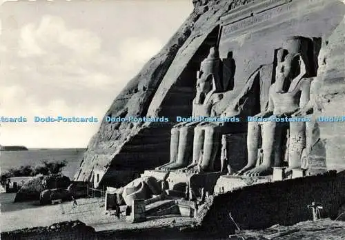 D224524 Asswan Abu Simbel Felsentempel von Ramses II Lehnert und Landrock K Lambel