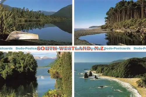 D224529 N Z South Westland Lake Poringa Bruce Bay Knights Point bildhaft öffentlich
