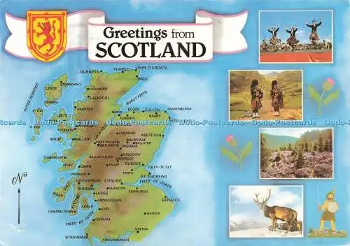 D226503 Grüße aus Schottland J Arthur Dixon Mehrfachansicht