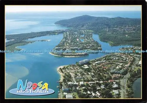 D224661 Australien Noosa Queensland Luftaufnahme von Noosa an der Sunshine Coast Nu