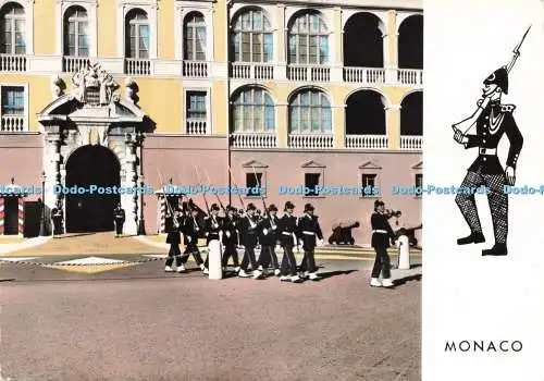 D224675 Monaco Le Defile de la Releve de la Garde des Carabiniers de S A S le Pr