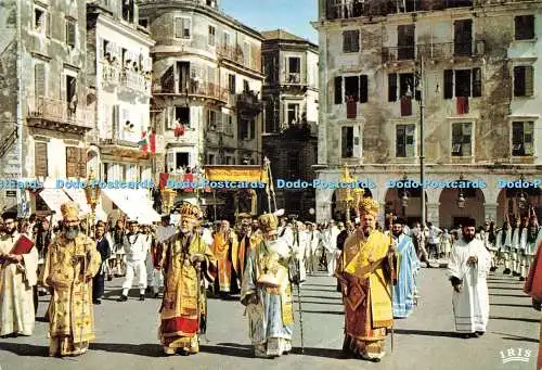 D224739 Kepkypa Korfu Prozession des heiligen Spyridon Hippokrate Lycoudes Mexichrome