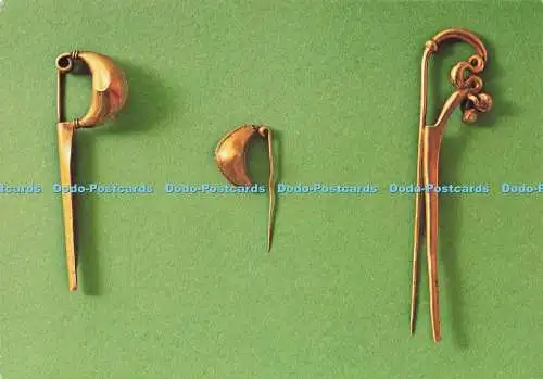 D226755 Faser in Oro a Navicella e ad Arco Serpeggiante Volterra Museo Guarnac