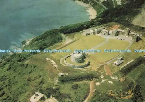 D226871 Cornwall Pendennis Castle Luftansicht von East W S Cowell Ltd