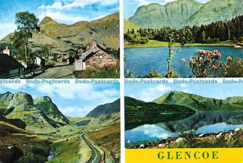 D227012 Glencoe Ben Vair aus Loch Leven Glen Coe Village Millar und Lang Limite