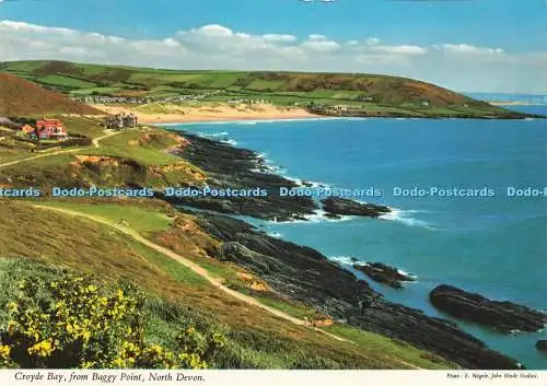 D227067 North Devon Croyde Bay von Baggy Point John Hinde Ltd E Nagele 1981