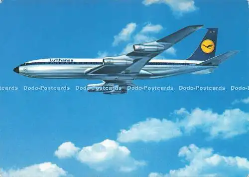 D227135 Boeing 707 Intercontinental Jet Lufthansa