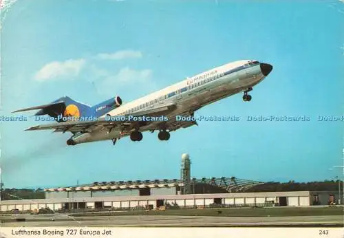 D227137 Lufthansa Boeing 727 Europa Jet Charles Skilton and Fry Ltd
