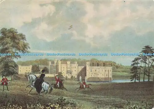 D227471 Eine Lithographie von Leeds Castle aus dem 19. Jahrhundert A R Trauve Leeds Castle gefunden