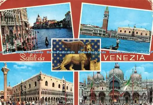 D227517 Saluti da Venezia S A R Multi View 1974