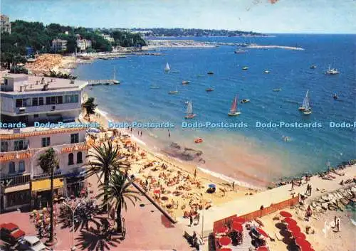 D227541 Juan les Pins Vue Generale sur les Plages Yvon S P A D E M 1972