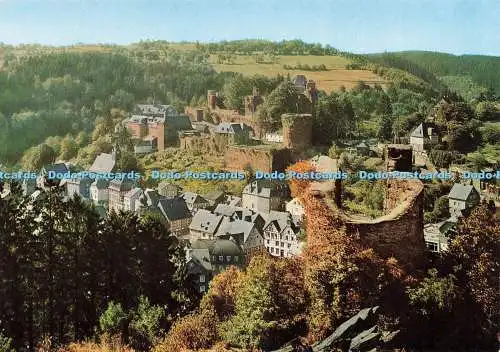 D227604 Monschau Montjoie im Naturpark Nordeifel Blick vom Haller auf die Burg R
