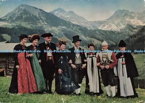 D227714 Kleinwalsertal Volkstracht Kessler 1965