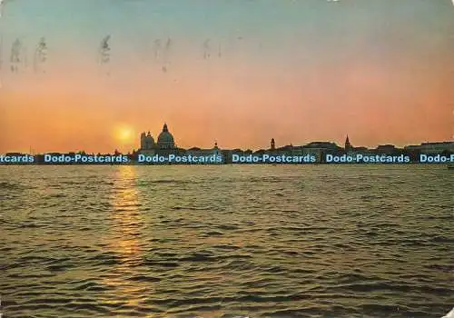 D227809 Venezia Sonnenuntergang am Salute Point Biondetti via da Levanto