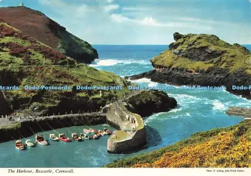 D227893 Cornwall Boscastle The Harbour John Hinde Ltd E Ludwig