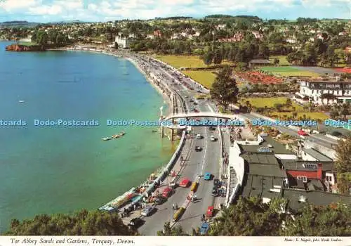D227924 Devon Torquay Tor Abbey Sands and Gardens John Hinde Ltd E Nagele 1983