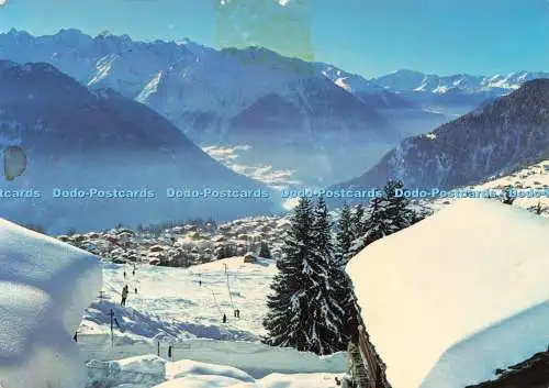 D243568 Station de Verbier Depuis le Carrefour Darbellay