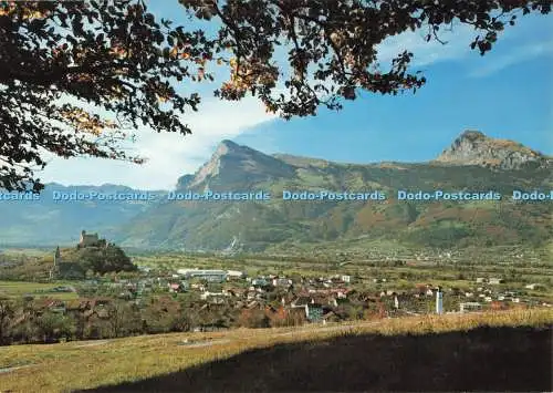 D262835 Balzers Furstentum Liechtenstein Mit Schloss Gutenberg P Ospelt