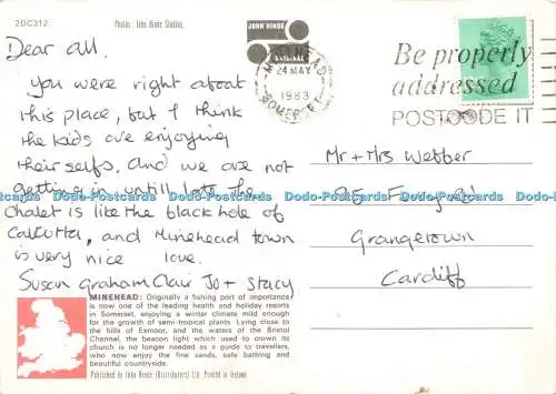 D243066 Minehead John Hinde Ltd Multi View 1983