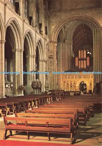 D245572 Kathedrale von Ripon Das Kirchenschiff mit Blick nach Osten aktuelle Presse Pitkin bildhafte Pos