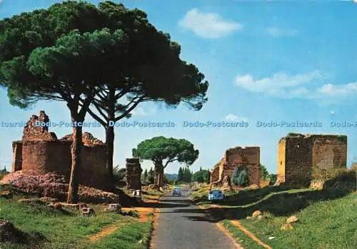 D240344 Roma Appia Antica Street Multigraf Terni Kodak Ektachrome
