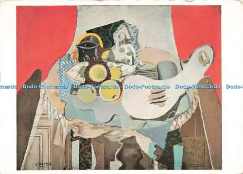 D240365 Stillleben Obst und Gitarre Soho Gallery Ltd Georges Braque