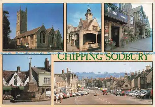 D240380 Chipping Sodbury St John Church The Clock Tower Unichrome of Bath Multi