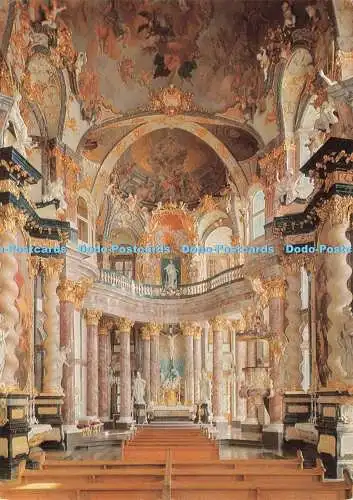 D240840 Würzburg Residenz Inneres der Hofkirche Stuck von Antonio Bossi Gunderma