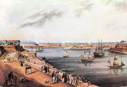 D246212 Malta Blick auf Grand Harbour C Von Brocktorff ABC Schreibwaren und Drucker