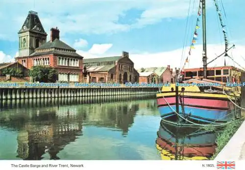D244131 Newark The Castle Barge and River Trent E T W Dennis and Sons Ltd Foto