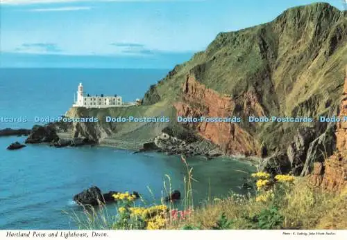 D246492 Devon Hartland Point and Lighthouse John Hinde E Ludwig