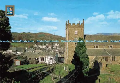 D241244 Hawkshead The Church and Village Sanderson and Dixon Ltd
