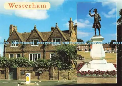 D244262 Westerham Kent General Wolfe House and Statue Judges of Hastings C 17292